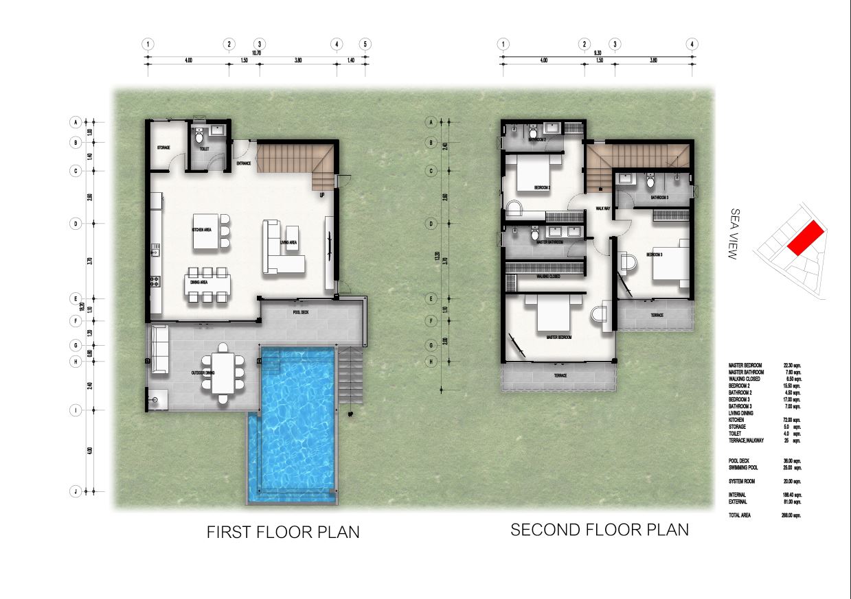 Floor plan Samui Sway The Bay