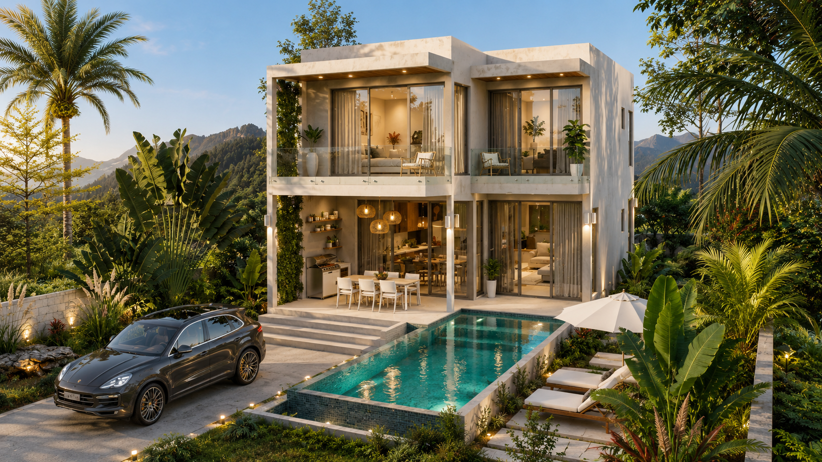 Villa exterior